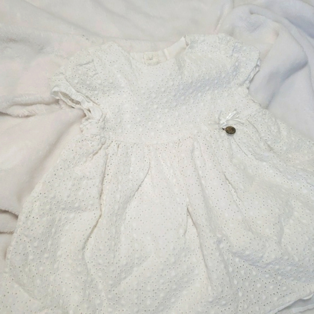 Elegant White Kids Dress